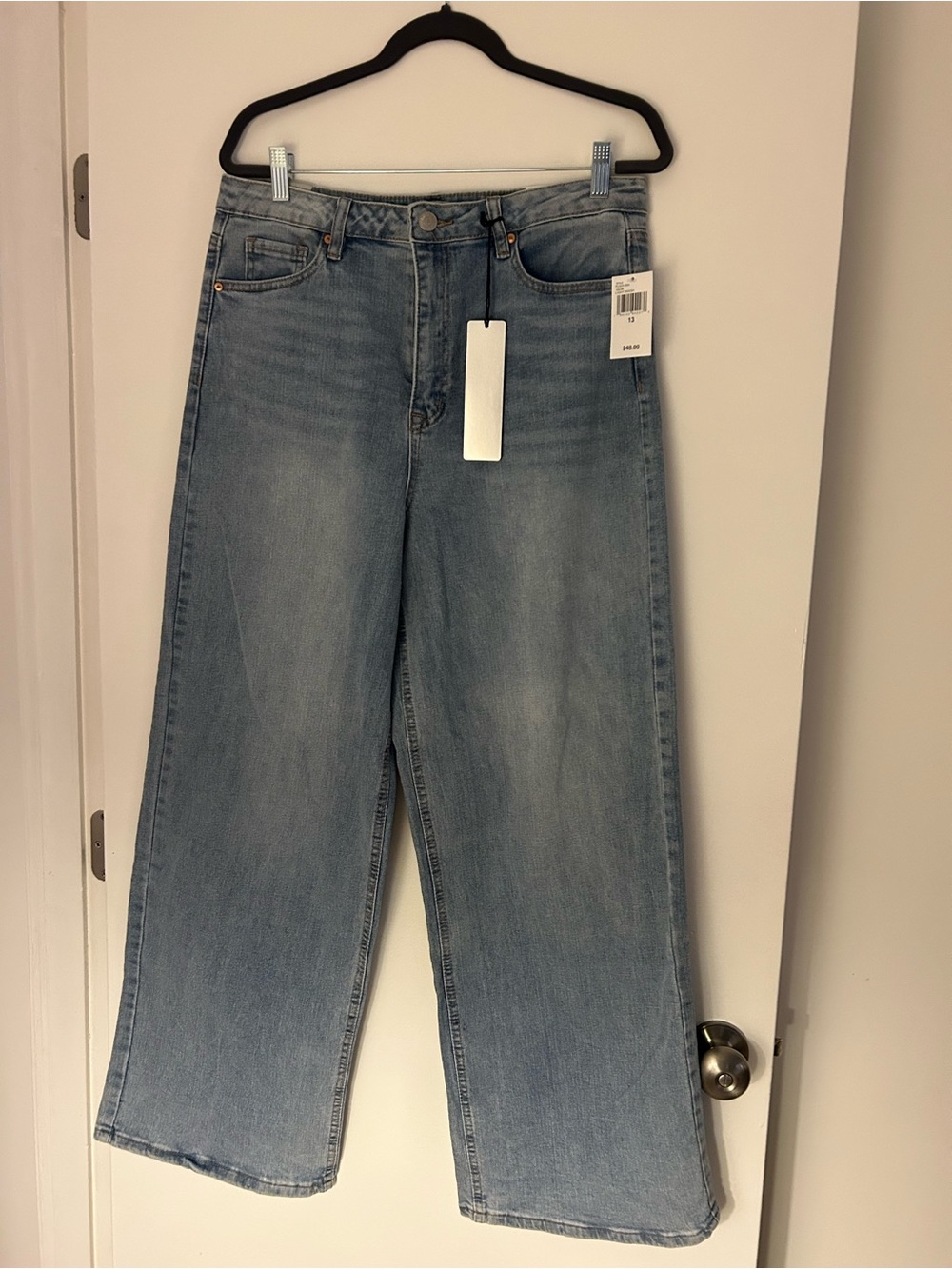Madden Girl Light Blue Wide-Leg Jeans